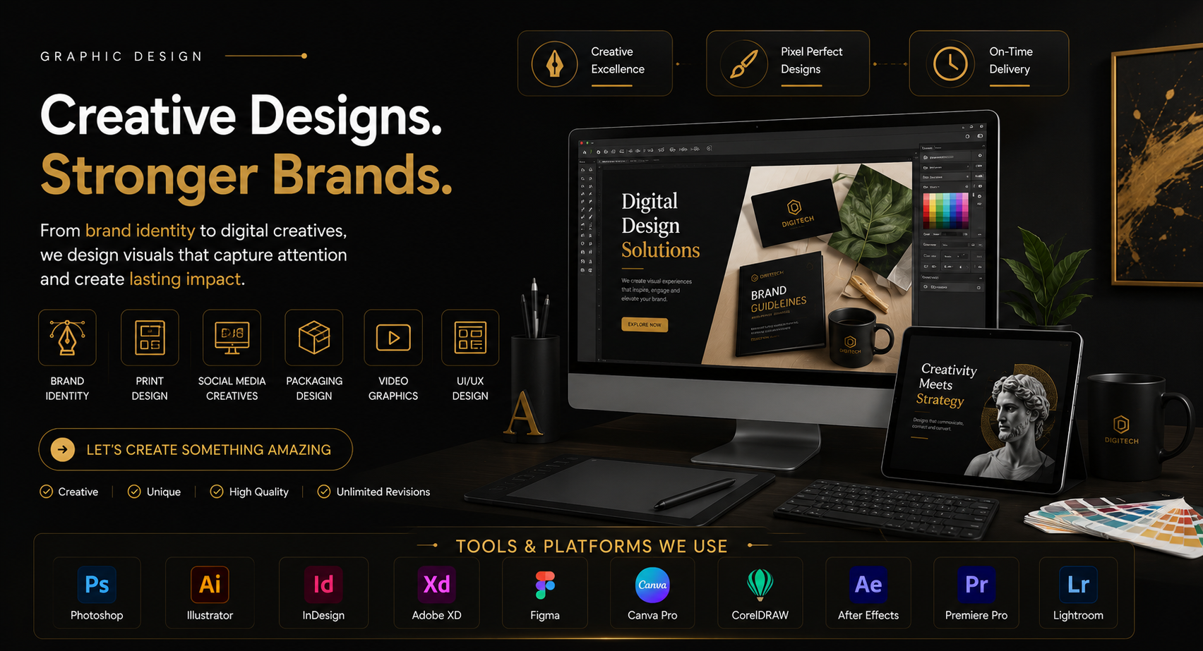 Graphic design and branding services