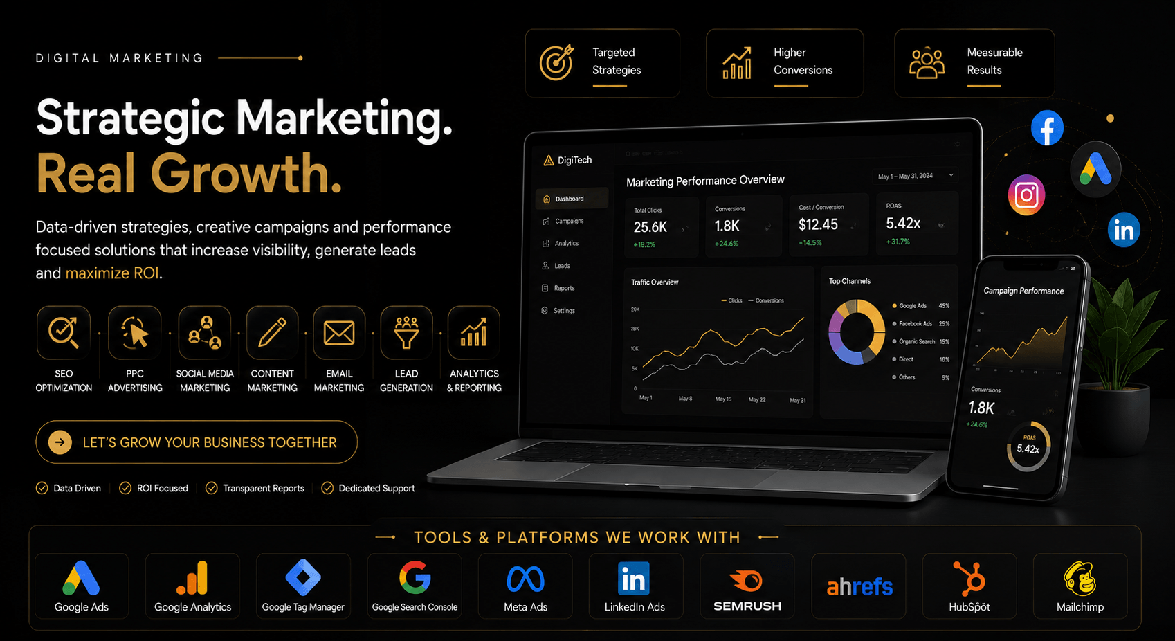 Digital marketing services